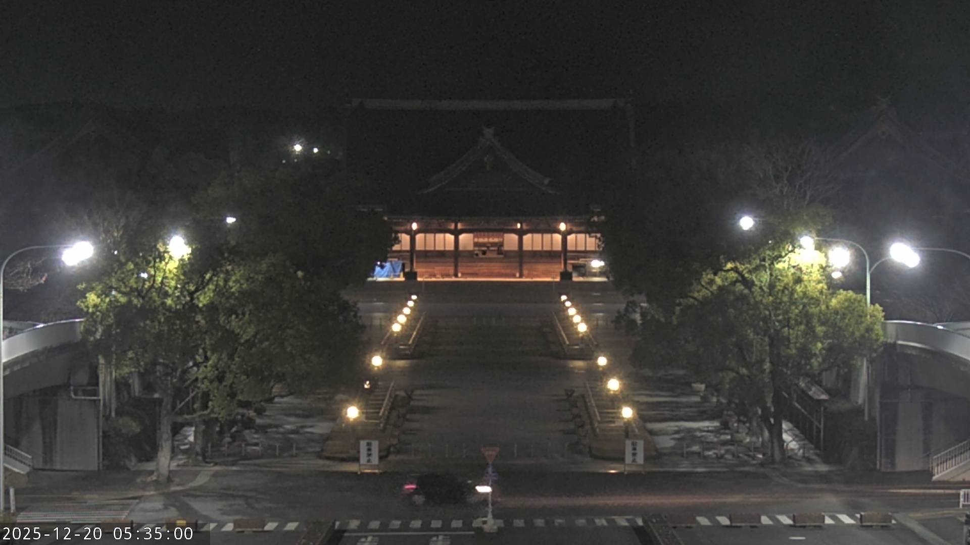 天理教教会本部のライブカメラ