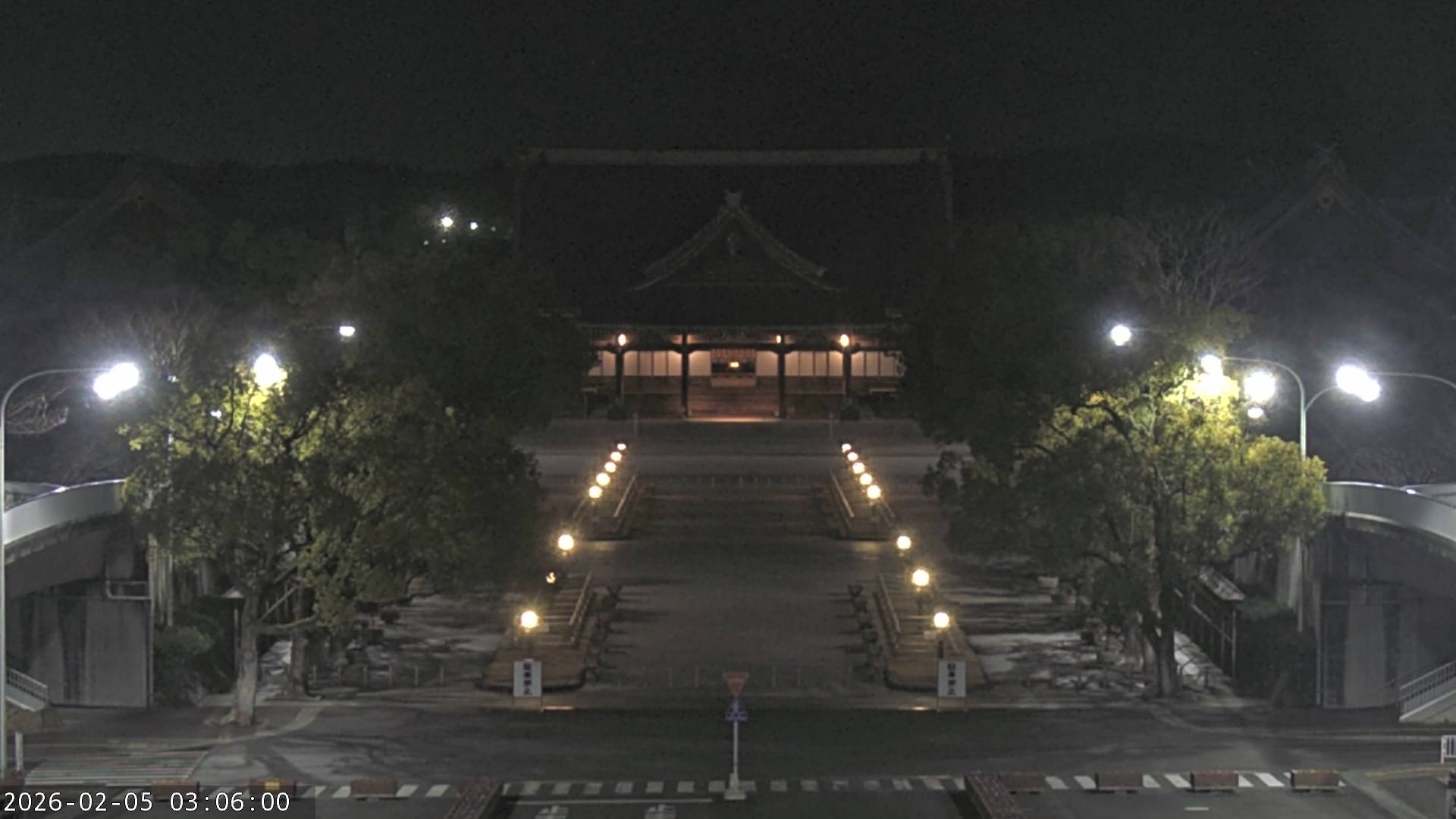 天理教教会本部のライブカメラ