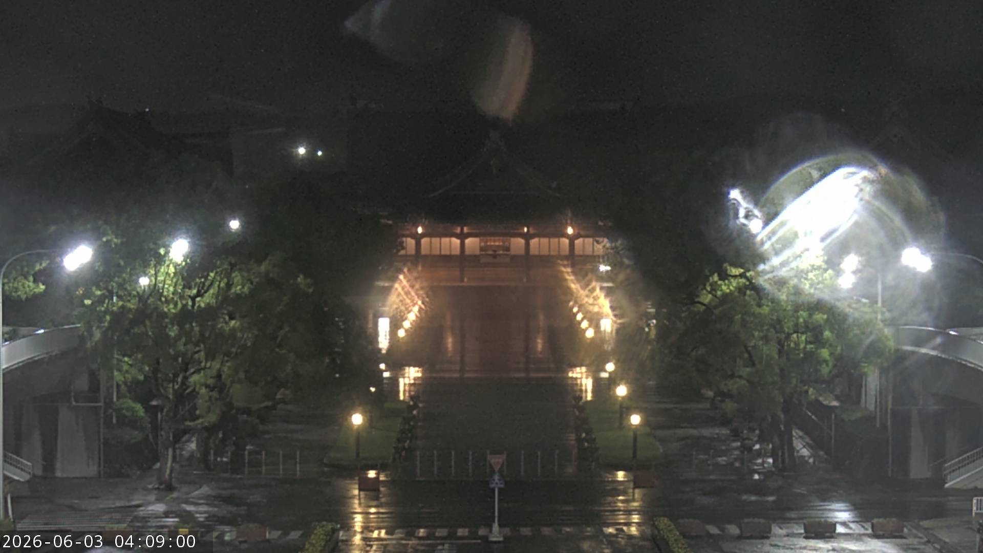 天理教教会本部のライブカメラ